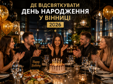 Де відсвяткувати день народження у Вінниці