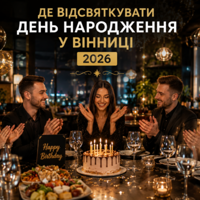 Де відсвяткувати день народження у Вінниці