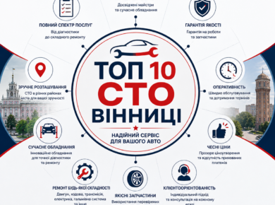 ТОП 10 СТО Вінниці