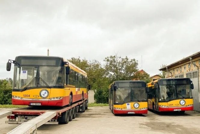 Вінниця отримала 12 автобусів із Польщі