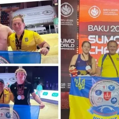 Вінницькі сумоїсти привезли з чемпіонату світу в Баку п’ять медалей